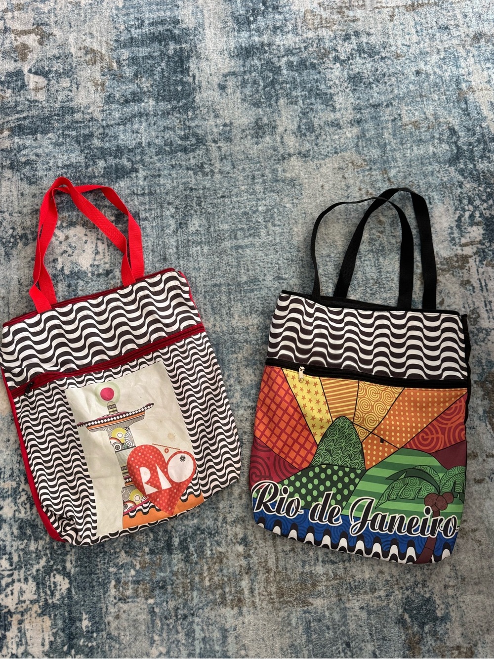 Rio de Janeiro Graphic Tote Bag - Multicolor